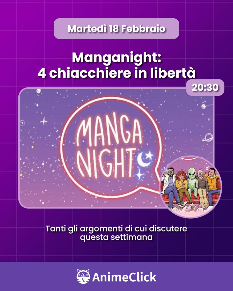 AnimeClick su Twitch: programma dal 17 al 23 febbraio AnimeClick su Twitch: programma dal 17 al 23 febbraio
